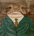 Frog in suit - 80x60cm