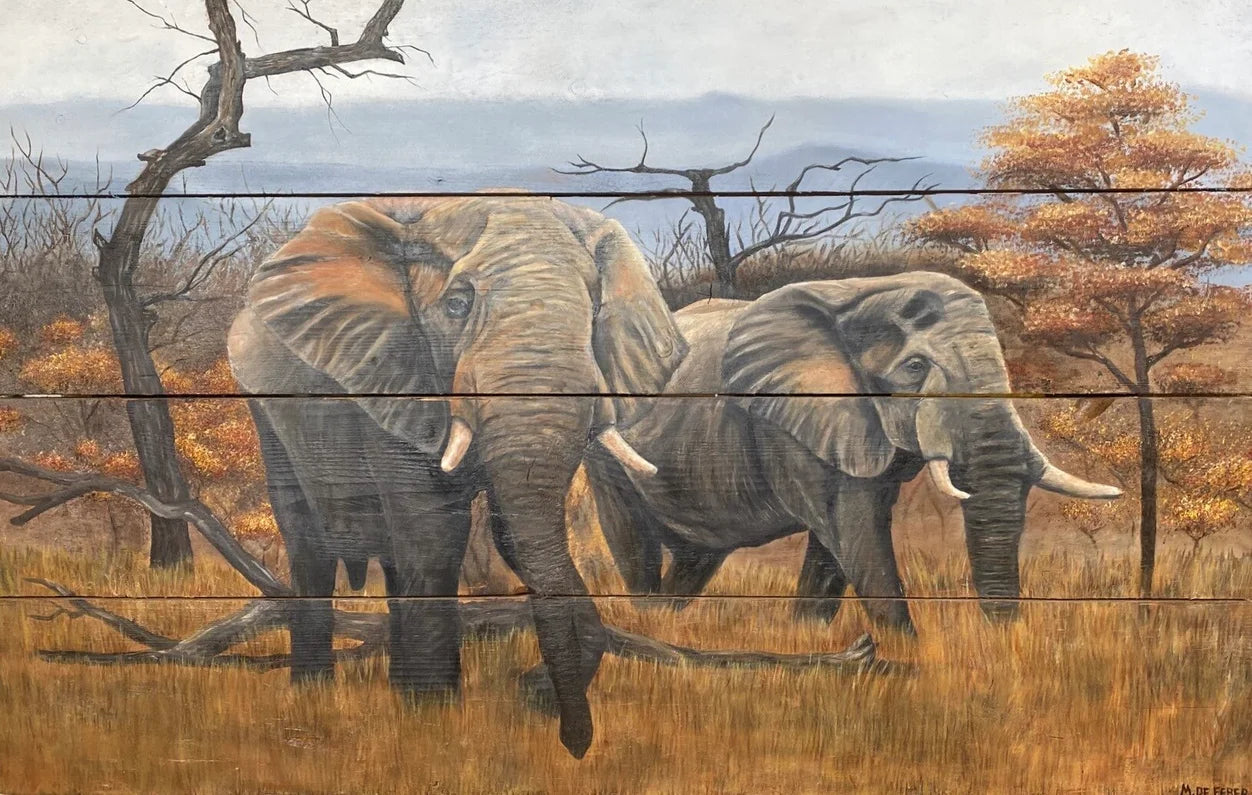 Olifanten - 80x120cm